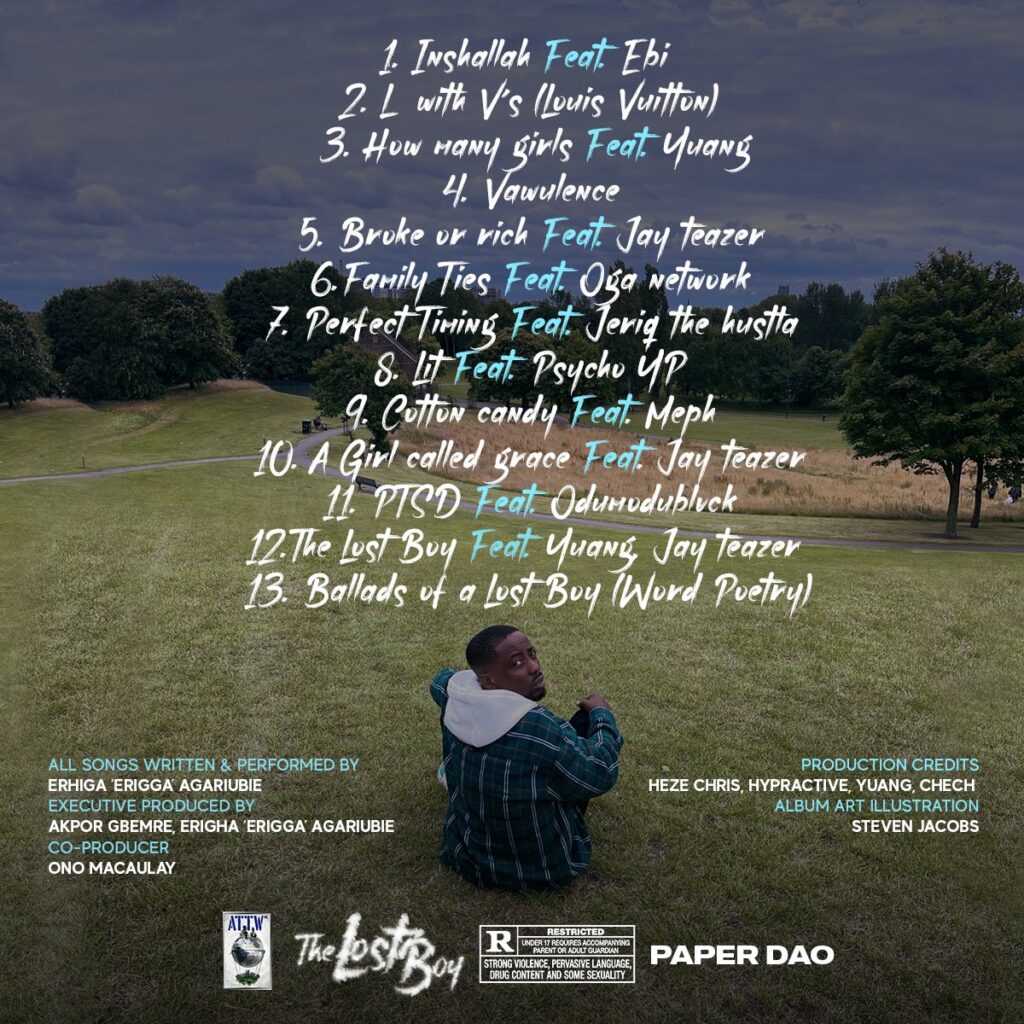 Cover art of Erigga – The Lost Boy EP (Full Album)