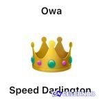 Speed Darlington – Owa